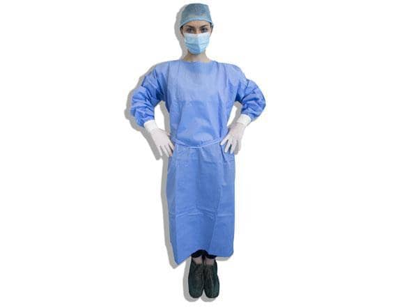 CAMICE STERILE AZZURRO MEDIUM Monouso - CAMICE STERILE AZZURRO MEDIUM