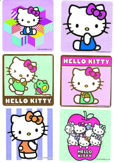 Adesivi Hello Kitty 100 pz