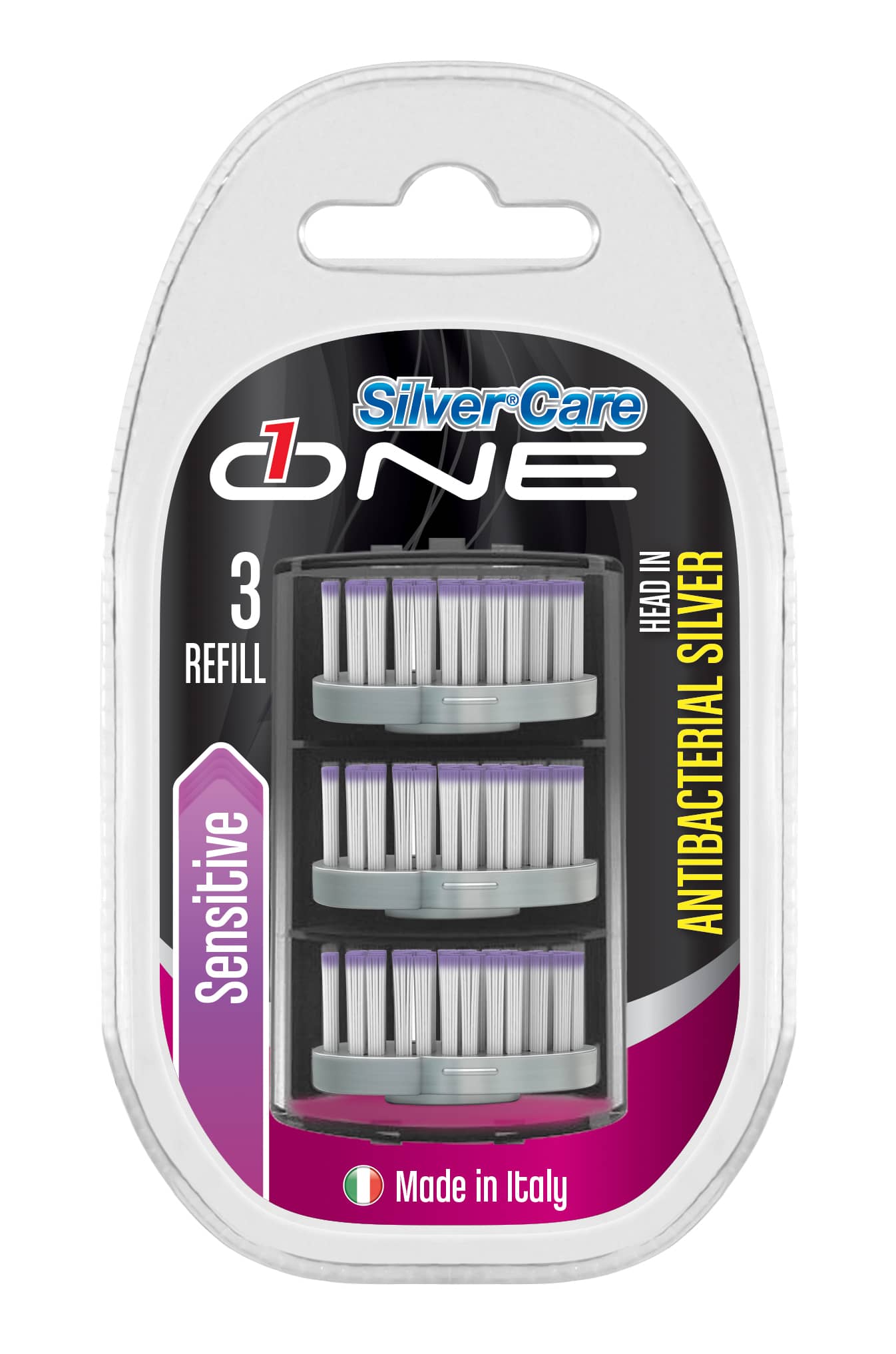 Array - Testine ricambio Silver Care One Sensitive 3 pz