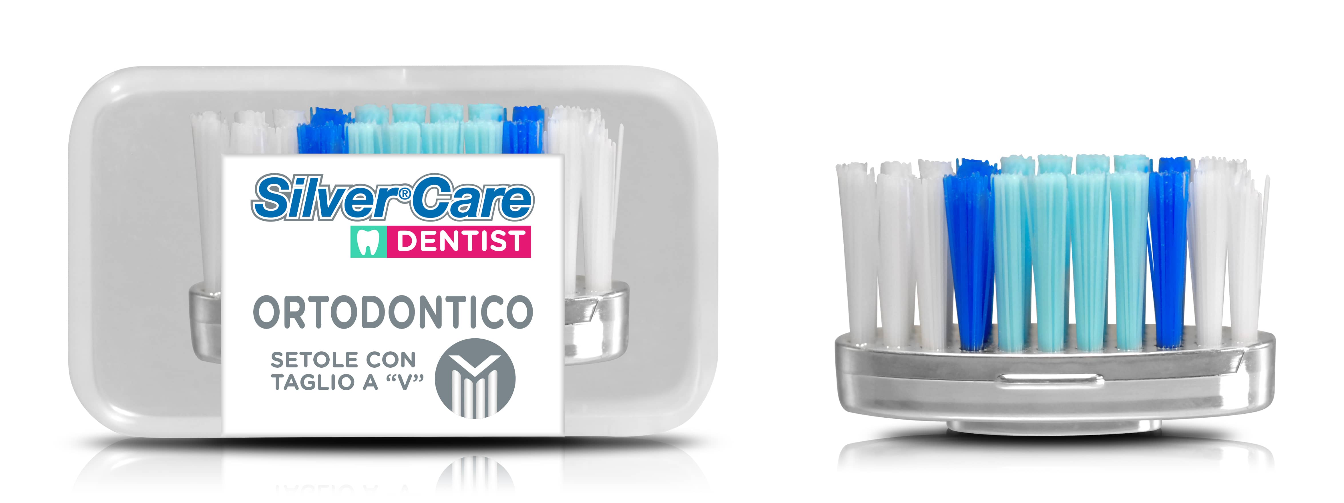 Testina Ortodontica per spazzolino SilverCare Dentist