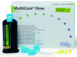 Compositi - Multicore Flow Ivoclar colore light A1/B1 cartuccia da 50g + puntali