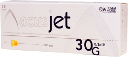 Medicamenti - Suture - Aghi AcusJet 30G  03x12 mm 100pz