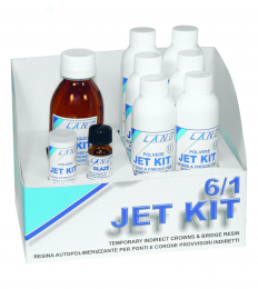 Resine - Jet  KIT 6x30 gr polvere + 10gr incisale+120 ml liquido + glaze
