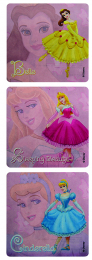 Marketing - Gadgets - Adesivi Disney Princess 100 pz