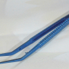 Strumenti - Pinzetta chirurgica Blue Titanium angolata 30°